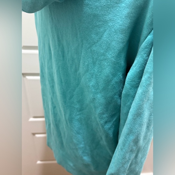 North Face. Half Dome Hoodie Pullover. Teal. Size Large. - Picture 8 of 9
